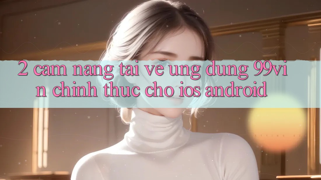 2. Cẩm nang Tải về Ứng dụng 99vin Chính Thức Cho iOS & Android
