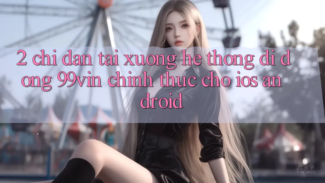 2. Chỉ dẫn Tải xuống Hệ thống di động 99vin Chính Thức Cho iOS & Android