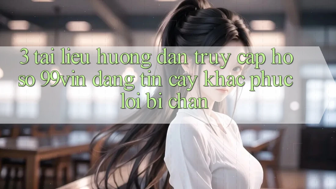 3. Tài liệu hướng dẫn Truy cập hồ sơ 99vin Đáng tin cậy & Khắc Phục Lỗi Bị Chặn 3. Tài liệu hướng dẫn Truy cập hồ sơ 99vin Đáng tin cậy & Khắc Phục Lỗi Bị Chặn