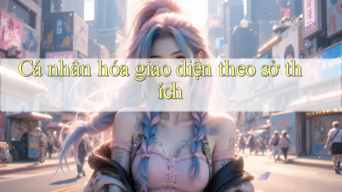 Cá nhân hóa giao diện theo sở thích Cá nhân hóa giao diện theo sở thích