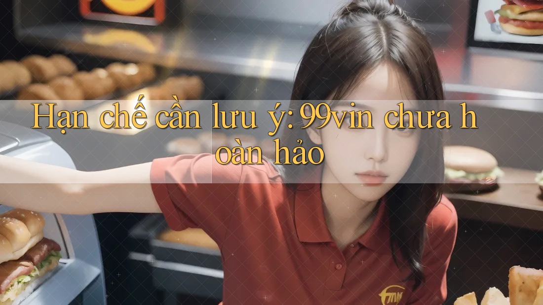 Hạn chế cần lưu ý: 99vin chưa hoàn hảo