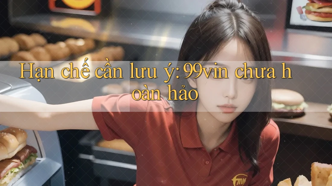Hạn chế cần lưu ý: 99vin chưa hoàn hảo
