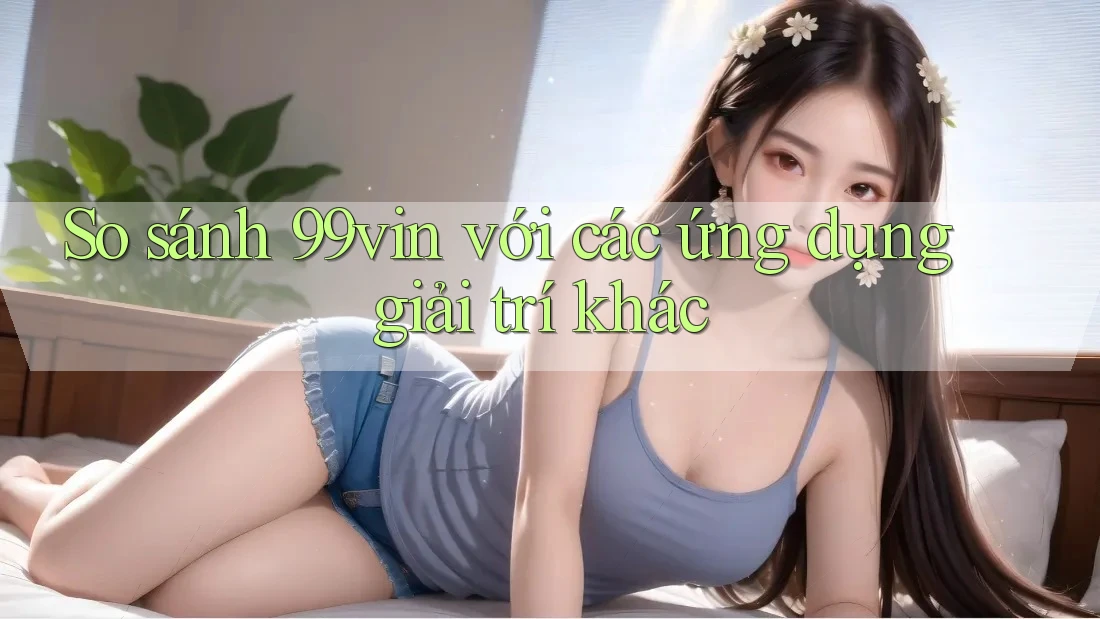 So sánh 99vin với các ứng dụng giải trí khác So sánh 99vin với các ứng dụng giải trí khác