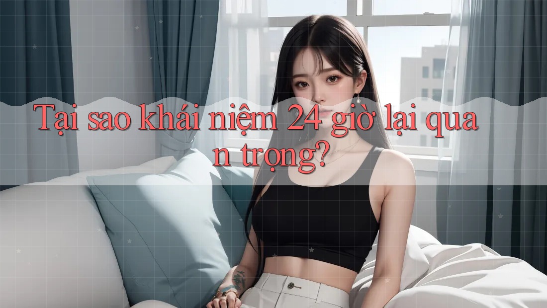 Tại sao khái niệm 24 giờ lại quan trọng?