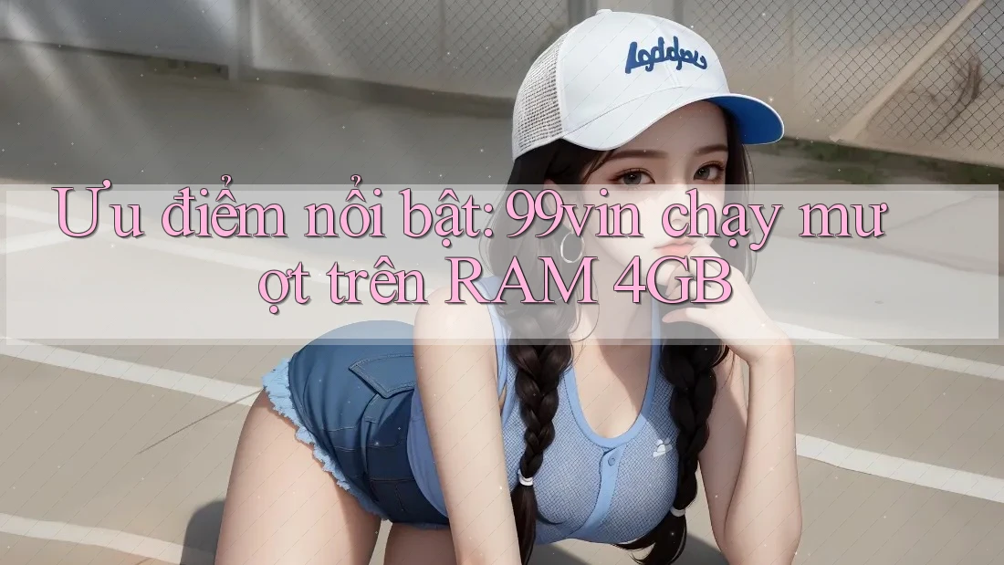 Ưu điểm nổi bật: 99vin chạy mượt trên RAM 4GB